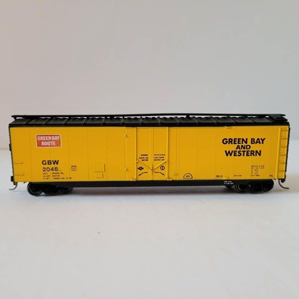 Athearn HO Scale Plug Door Green Bay & Western Route Box Car GBW #2046